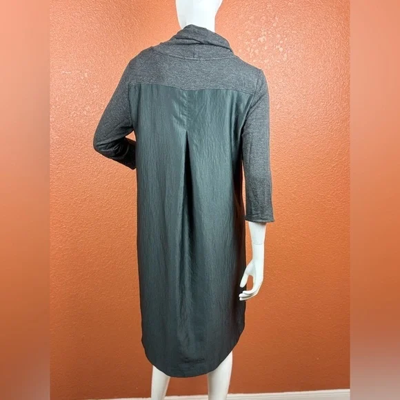 Weekday Anthropologie Saturday Sunday Grey Cowl Neck Dress Size Large. E97 - Picture 10 of 15